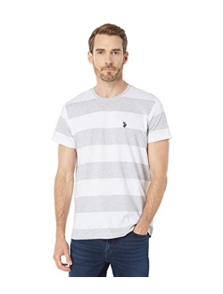 Short Sleeve Small Pony Rugby Stripe Tee
