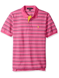 Men's Striped Pique Classic Fit Shirt