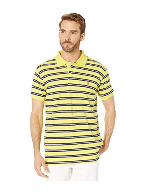 U.S. Polo Assn. Men's Striped Pique Classic Fit Shirt