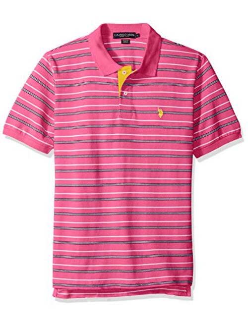 U.S. Polo Assn. Men's Striped Pique Classic Fit Shirt