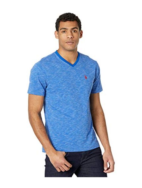 U.S. Polo Assn. Men's Space Dyed V-Neck T-Shirt