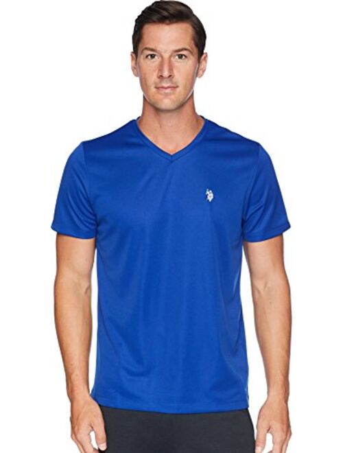 U.S. Polo Assn. U.S. Polo Assn Men's Short Sleeve V-Neck Striped T-Shirt