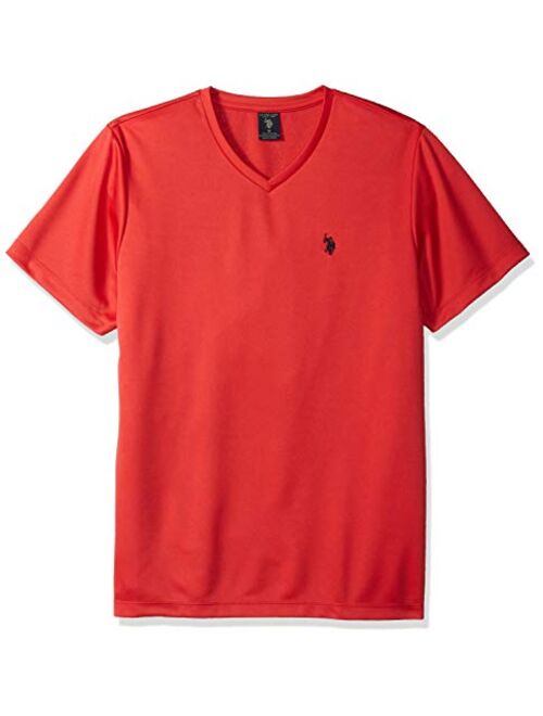 U.S. Polo Assn. U.S. Polo Assn Men's Short Sleeve V-Neck Striped T-Shirt