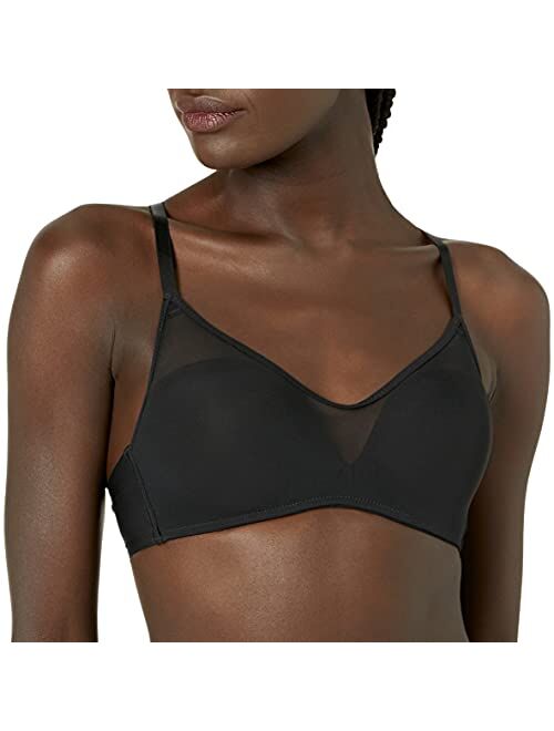 Le Mystere Women's Sheer Illusion Wireless Bra