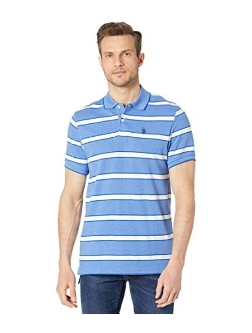 U.S. Polo Assn. Striped Pique Polo