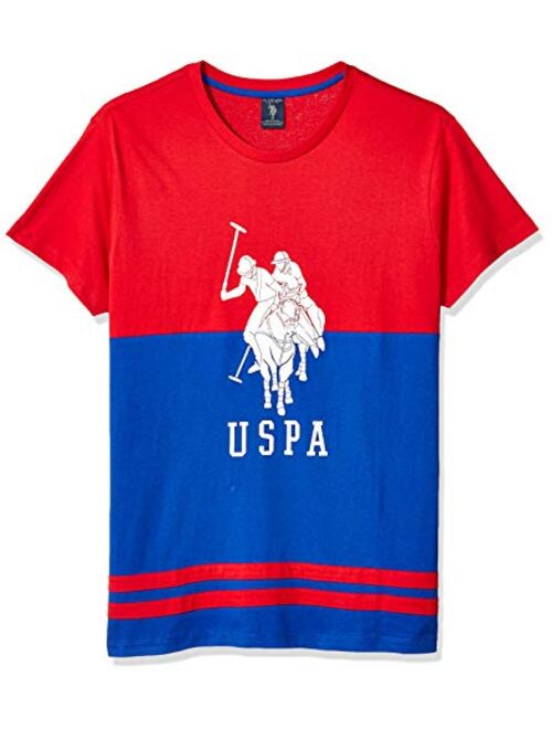 U.S. Polo Assn. Men's Two Tone Logo Print Short Sleeve T-Shirt