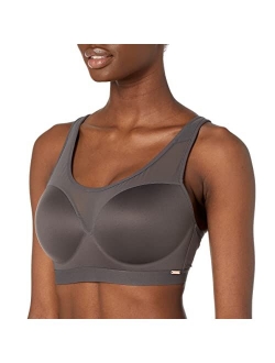 Sheer Illusion Sports Bra, Medium Impact, Bounce Reducing Straps