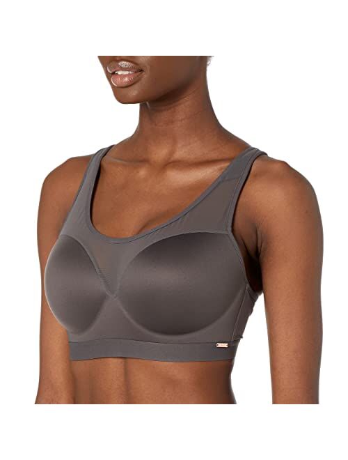 Le Mystere Sheer Illusion Sports Bra, Medium Impact, Bounce Reducing Straps