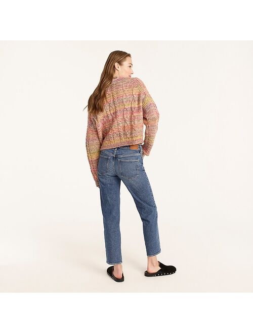 J.Crew Mid-rise '90s classic straight jean in Poole wash