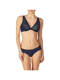 Women's Natural Comfort Modal Jersey Supportive Lace Underwire Bra