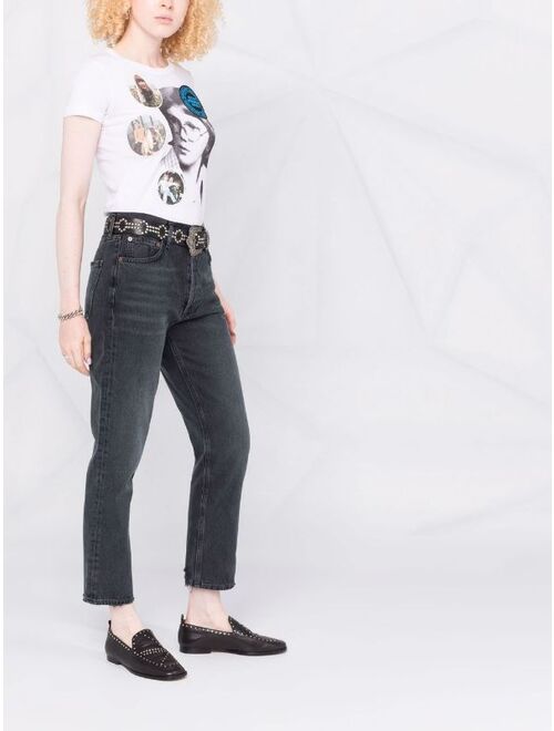 AGOLDE tapered-leg cropped jeans