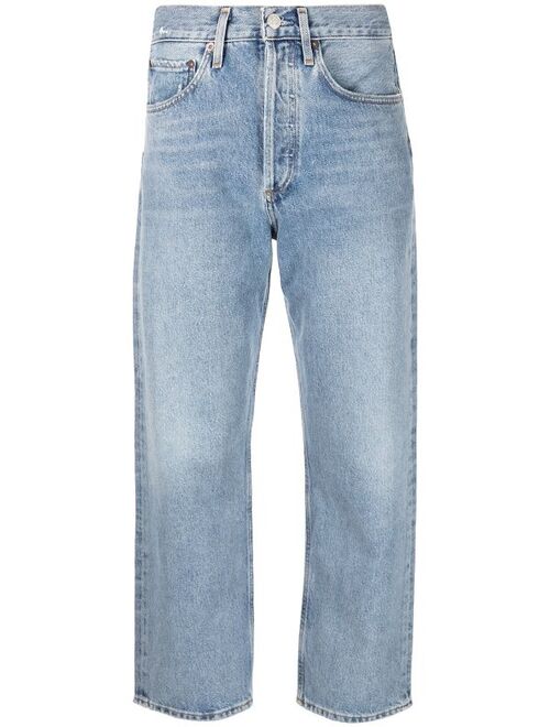 AGOLDE 90's crop mid-rise jeans