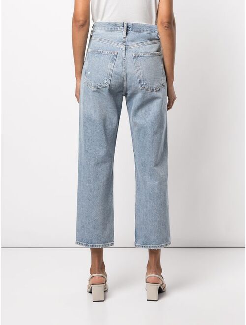 AGOLDE 90's crop mid-rise jeans