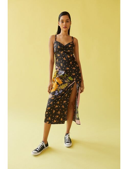 Urban Outfitters UO Samira Satin Slip Dress