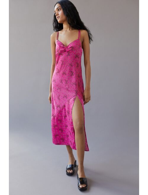 Urban Outfitters UO Samira Satin Slip Dress