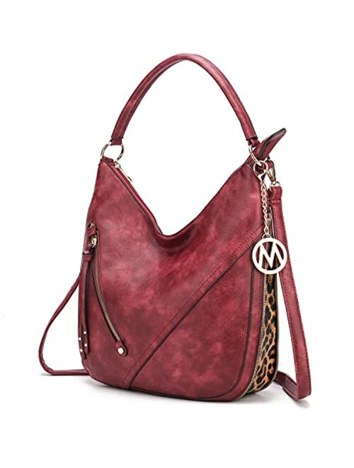 MKF Collection Hobo Purses for Women – PU Leather Handbag Womens Hobo Shoulder bag – Fashion Top Handle