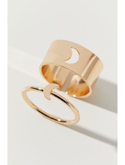 Urban Outfitters Icon Cutout Ring Set