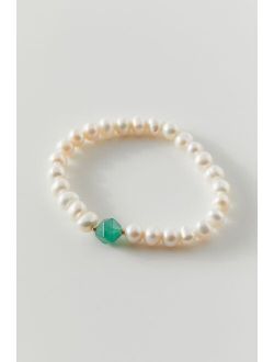 Genuine Stone Pearl Bracelet