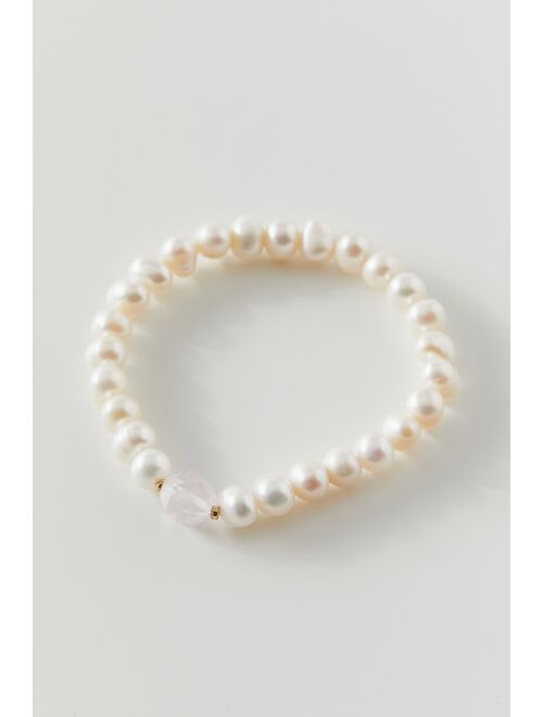 Urban Outfitters Genuine Stone Pearl Bracelet