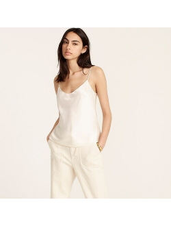 Washable silk charmeuse camisole top