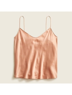 Washable silk charmeuse camisole top