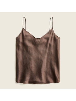 Washable silk charmeuse camisole top