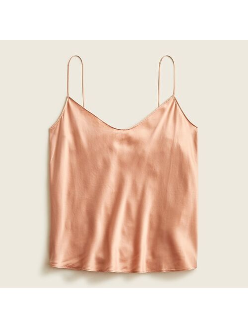 J.Crew Washable silk charmeuse camisole top