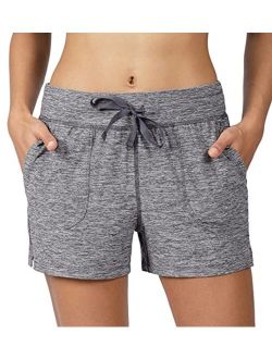 Lightweight Lounge Shorts - Casual Summer Jersey Shorts for Woman