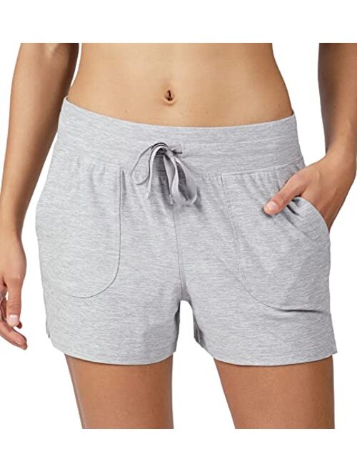 90 Degree By Reflex Lightweight Lounge Shorts - Casual Summer Jersey Shorts for Woman