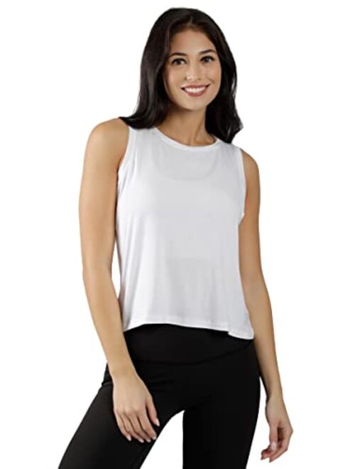 90 Degree By Reflex Hi Low Muscle Tank Top