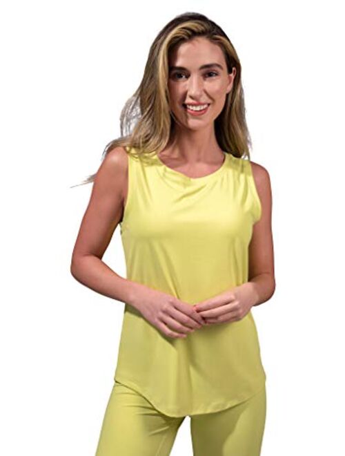 90 Degree By Reflex Hi Low Muscle Tank Top