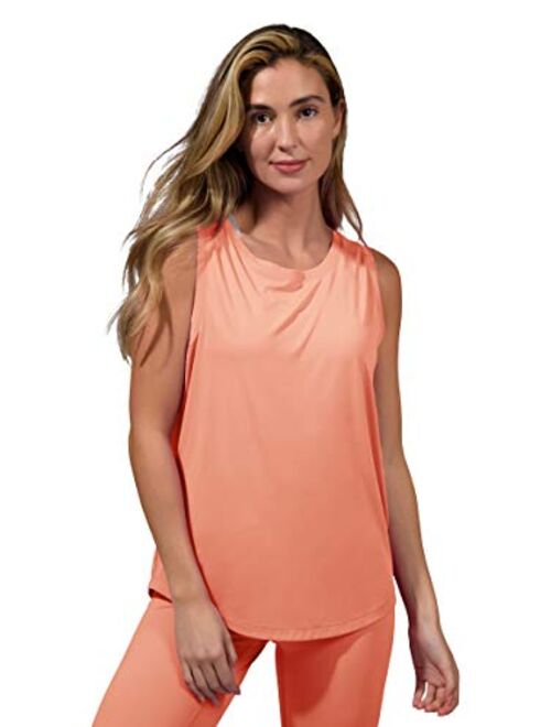 90 Degree By Reflex Hi Low Muscle Tank Top