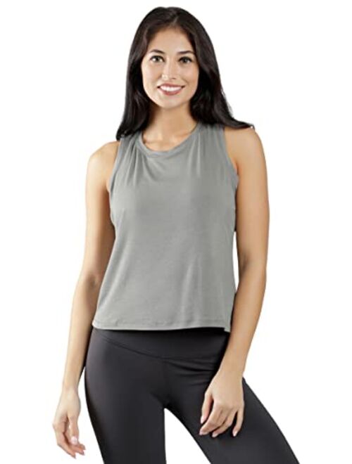 90 Degree By Reflex Hi Low Muscle Tank Top