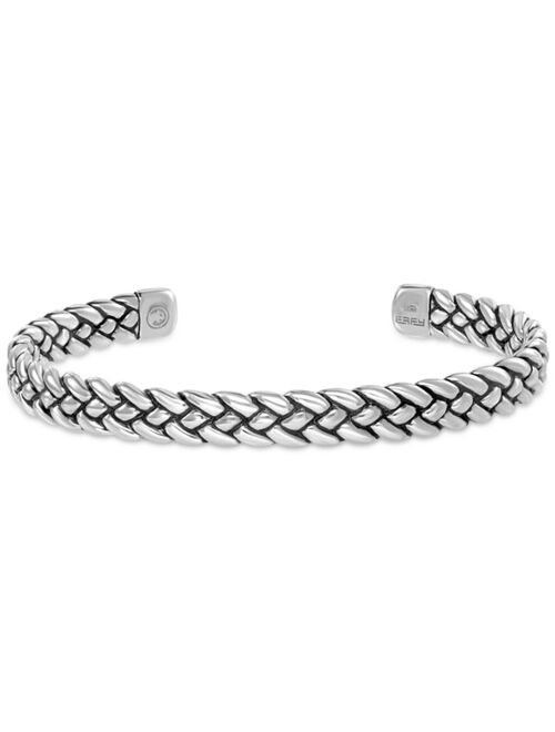 EFFY Collection EFFY® Men's Braided Bangle Bracelet in Sterling Silver