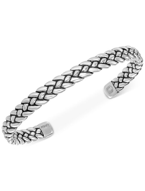 EFFY Collection EFFY® Men's Braided Bangle Bracelet in Sterling Silver