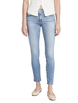 AG Adriano Goldschmied Women's Prima Mid Rise Cigarette Ankle Jean