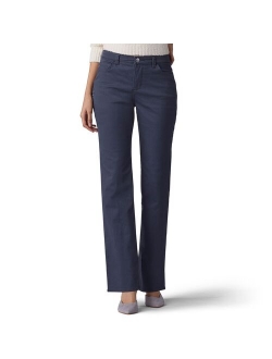 Instantly Slims High Waisted Straight-Leg Jeans