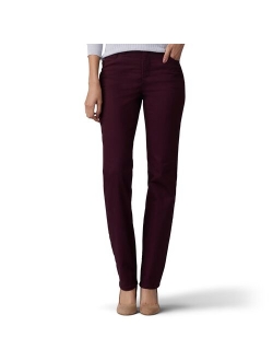 Instantly Slims High Waisted Straight-Leg Jeans