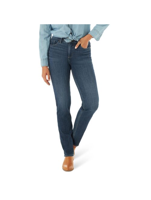 Petite Lee® Ultra Lux Comfort Slim-Fit Straight-Leg Jeans