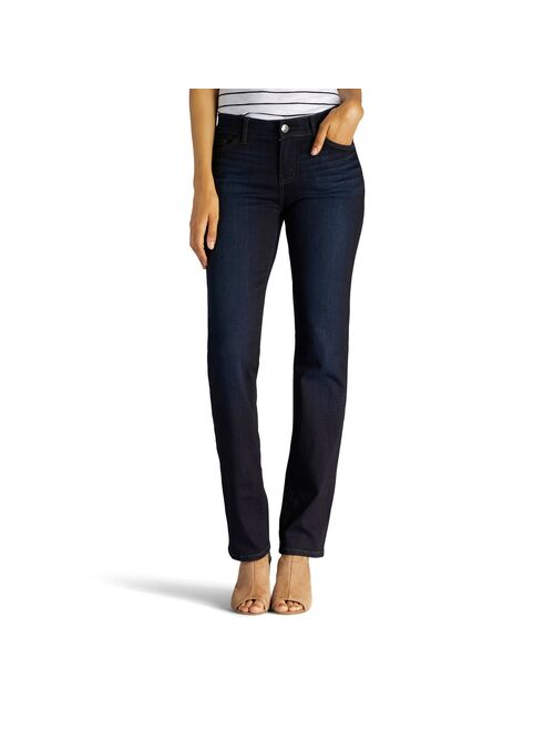 Petite Lee® Flex Motion Straight-Leg Jeans