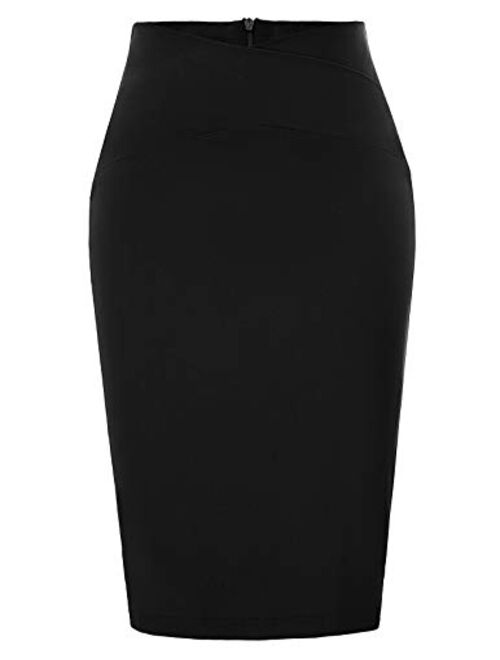 GRACE KARIN Women's Slime Fit Business Office Pencil Skirts Wear to Work