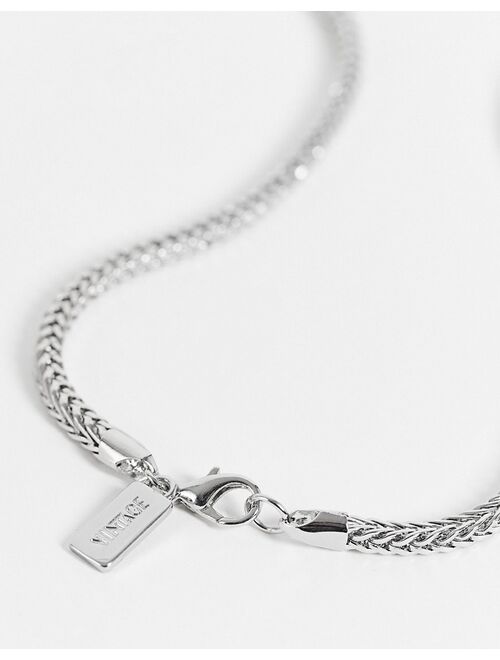 Reclaimed Vintage inspired ultimate heavy chain necklace in silver