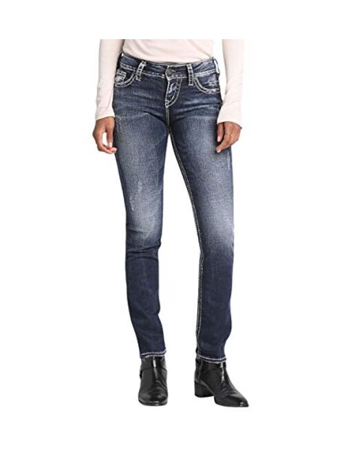 Silver Jeans Co. Women's Suki High Rise Slim Leg Jean