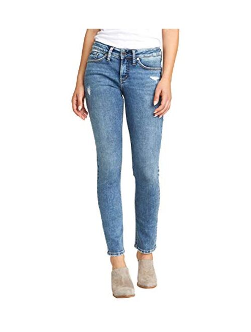 Silver Jeans Co. Women's Suki High Rise Slim Leg Jean