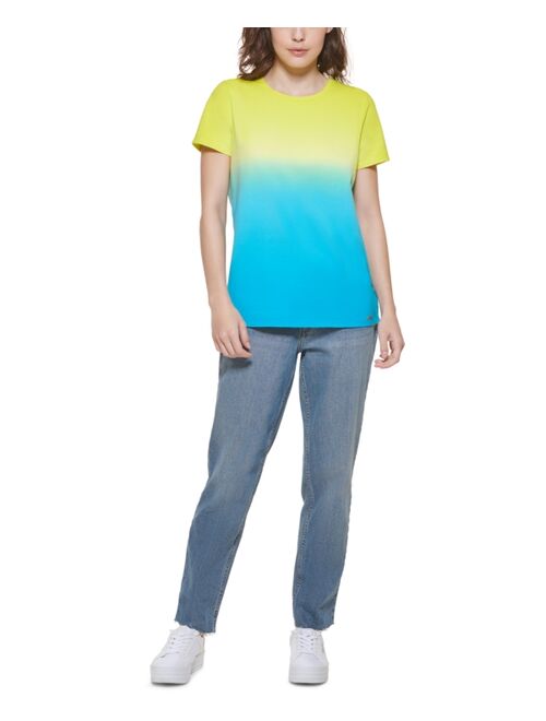 Calvin Klein Short Sleeve Dip Dye T-Shirt