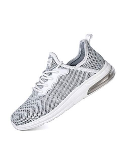 Tennis Shoes for Women - Gym Fitness Athletic Running Womens Shoes Mesh Comfortable Air Cushion Fashion Sneakers