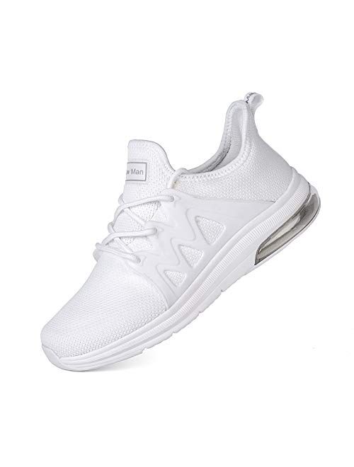 Slow Man Tennis Shoes for Women - Gym Fitness Athletic Running Womens Shoes Mesh Comfortable Air Cushion Fashion Sneakers