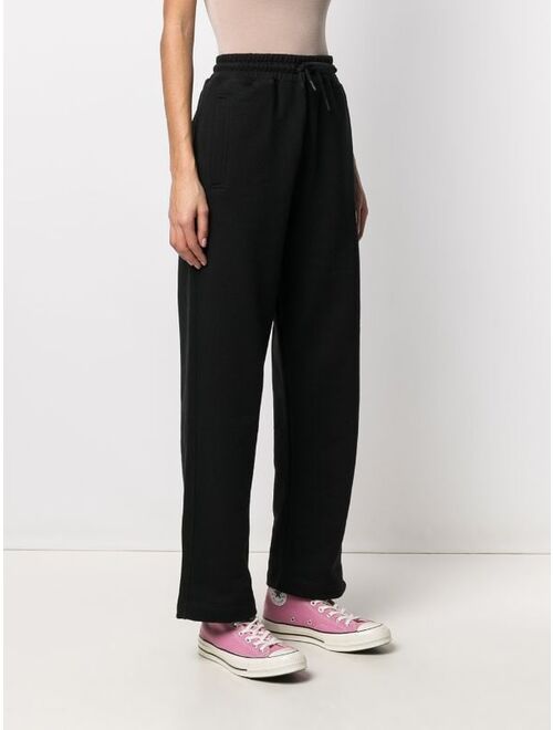 GANNI logo-embroidered track pants