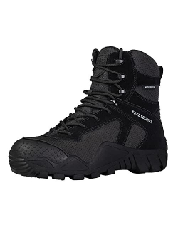 Men's Waterproof Hiking Boots Tactical Work Boots Outdoor Lightweight Military Boots
