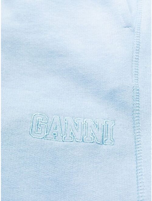 GANNI embroidered logo track pants